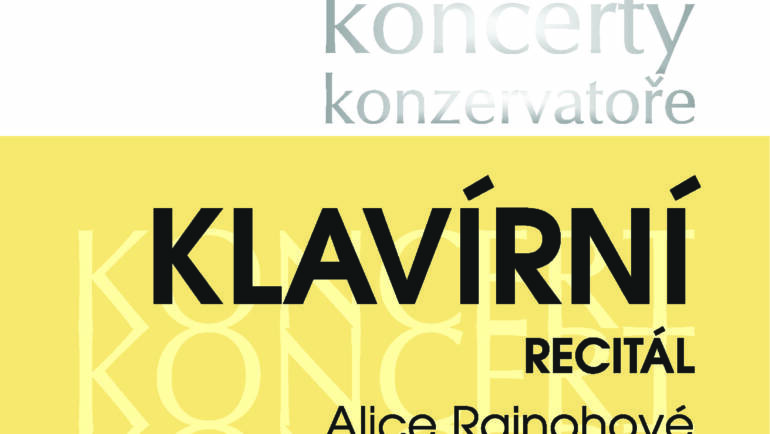 Klavírní recitál Alice Rajnohové