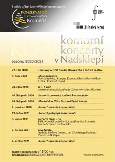 Komorní koncerty v Nadsklepí 2020/2021